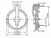 BATTERIJHOUDER VOOR LITHIUMCEL Ø 19mm (CR2032)