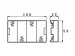 BATTERIJHOUDER VOOR 4 x C-CEL (VOOR BATTERIJCLIPS)