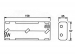 BATTERIJHOUDER VOOR 6 x C-CEL (VOOR BATTERIJCLIPS)