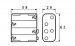 BATTERIJHOUDER VOOR 8 x AA-CEL (VOOR BATTERIJCLIPS)