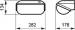 FWC120 40KP wandarmatuur PLC 18W zwart