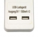 Tafelcontactdoos met 2 USB poorten