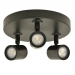 Opbouwspot 3-voudig rond 15W 1035lumen DimToWarm