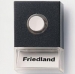BK62020 Friedland Pushlite deurdrukker zwart D723 
