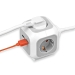 BN-1150100 ALEA-Power Stekkerdoos met USB /Stekkerblok (Stekkerdozen 4-voudig, 2x USB Lader en 1,40 m kabel) TYPE F