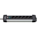 BN-1391000016 Stekkerdoos Premium-Alu-Line 6-voudig 3.00 m Aluminium/Zwart - Geaard