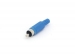 CA047BL MANNELIJKE RCA PLUG - BLAUW