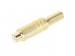 CA059Y VROUWELIJKE RCA PLUG - VERGULD - GEEL