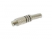 CA064B VROUWELIJKE RCA PLUG - VERNIKKELD - ZWART