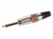CA120R PROFESSIONELE MANNELIJKE 6.35mm MONO JACK - ROOD - VERGULDE STEKKER