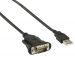 Omvormer USB A Male - RS232 Zwart