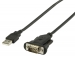 Omvormer USB A Male - RS232 Zwart