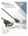 Omvormer USB A Male - RS232 Zwart