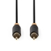 CABW24170AT10 Digitale Audiokabel  RCA male - RCA male 1,0 m Antraciet