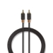 Digitale Audiokabel | RCA Male | RCA Male | Verguld | 2.00 m | Rond | PVC | Antraciet | Doos