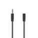 CAGB22050BK30 Stereo-Audiokabel | 3,5 mm Male - 3,5 mm Female | 3,0 m | Zwart