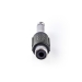 Mono-Audioadapter | 6,35 mm Male | RCA Female | Vernikkeld | Recht | ABS | Zwart | 1 Stuks | Doos