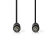 Digitale Audiokabel | RCA Male | RCA Male | Vernikkeld | 2.00 m | Rond | PVC | Zwart | Doos