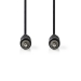 CAGP24170BK20 Digitale Audiokabel | RCA Male | RCA Male | Vernikkeld | 2.00 m | Rond | PVC | Zwart | Envelop