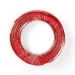 Speaker-Kabel | 2x 0.75 mm² | CCA | 100.0 m | Rond | PVC | Rood / Zwart | Folieverpakking