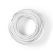 Speaker-Kabel | 2x 1.50 mm² | CCA | 100.0 m | Rond | PVC | Wit | Folieverpakking