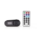 CATR100BK FM-Audiotransmitter voor Auto | Zwanenhals | Handsfree bellen | 0.4 " | LCD-Scherm | Bluetooth® | 5.0 V DC / 0.5 A | Zwart