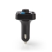 FM-Audiotransmitter voor Auto | Gefixeerd | Handsfree bellen | 0.8 " | LED-Scherm | Bluetooth® | 5.0 V DC / 1.0 A / 5.0 V DC / 2.4 A | Bass boost | Google Assistant / Siri | Zwart