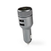 FM-Audiotransmitter voor Auto | Gefixeerd | Handsfree bellen | 0.7 " | LED-Scherm | Bluetooth® | 5.0 V DC / 1.0 A / 5.0 V DC / 2.4 A | Grijs / Zwart