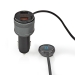 CATR124BK FM-Audiotransmitter voor Auto | Gefixeerd | Handsfree bellen | 0.8 " | LED-Scherm | Bluetooth® | QC 3.0 / 5.0 V DC / 1.0 A | Snelladen | Google Assistant / Siri | Zwart