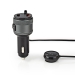 FM-Audiotransmitter voor Auto | Gefixeerd | Handsfree bellen | 0.8 " | LED-Scherm | Bluetooth® | QC 3.0 / 5.0 V DC / 1.0 A | Snelladen | Google Assistant / Siri | Zwart