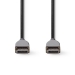 CCBG3700BK150 Actieve Optische DisplayPort-Kabel | DisplayPort 1.4 | DisplayPort Male | DisplayPort Male | 32.4 Gbps | 15.0 m | Rond | PVC | Zwart | Gift Box