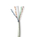 Netwerk Kabel Rol | CAT6a | Massief Koper | UTP | 100m | Grijs |