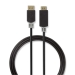 DisplayPort-Kabel | DisplayPort Male | HDMI™ Connector | 4K@30Hz | Verguld | 2.00 m | Rond | PVC | Antraciet | Doos