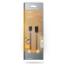 DisplayPort-Kabel | DisplayPort Male | HDMI™ Connector | 4K@30Hz | Verguld | 3.00 m | Rond | PVC | Antraciet | Doos
