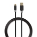 USB-Kabel | USB 2.0 | USB-A Male | USB Mini-B 5-Pins Male | 480 Mbps | Verguld | 2.00 m | Rond | PVC | Antraciet | Window Box