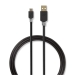 CCBW60500AT20 USB-Kabel | USB 2.0 | USB-A Male | USB Micro-B Male | 480 Mbps | Verguld | 2.00 m | Rond | PVC | Antraciet | Doos
