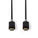 USB-Kabel | USB 3.2 Gen 1 | USB-C™ Male | USB-C™ Male | 60 W | 4K@60Hz | 5 Gbps | Vernikkeld | 1.00 m | Rond | PVC | Antraciet | Window Box