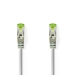 CAT7 Netwerkkabel | S/FTP | RJ45 Male | RJ45 Male | 10.0 m | Snagless | Rond | LSZH | Grijs | Doos