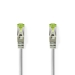 CAT7 Netwerkkabel | S/FTP | RJ45 Male | RJ45 Male | 2.00 m | Snagless | Rond | LSZH | Grijs | Doos