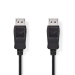 2,0 m |DisplayPort 1.2-Kabel | DisplayPort Male - DisplayPort Male | Zwart