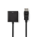 DisplayPort-Adapter | DisplayPort Male | DVI-D 24+1-Pins Female | 1080p@60Hz | Vernikkeld | Recht | 0.20 m | Rond | PVC | ABS | Zwart | Doos