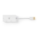 DisplayPort-Adapter | DisplayPort Male | DVI-D 24+1-Pins Female / HDMI™ Output / VGA Female 15p | 4K@60Hz | Verguld | Schakelbaar | 0.20 m | Rond | ABS | ABS | Wit | Doos