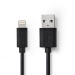 CCGB39300BK10 Sync en laad-kabel | Apple Lightning - USB-A Male | 1,0 m | Zwart