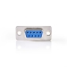 D-Sub-Chassisdeel | D-SUB 9-Pins Female | Zilver | Doos