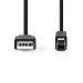 USB 2.0-Kabel | A Male - B Male | 2,0 m | Zwart