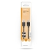 USB-Kabel | USB 3.2 Gen 1 | USB-A Male | USB-A Male | 5 Gbps | Vernikkeld | 1.00 m | Rond | PVC | Zwart | Doos