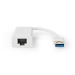 USB 3.0-Adapter | USB-A Male - RJ45 Female | 1 Gbit | 0,2 m | Wit