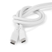 USB-Kabel | USB 3.2 Gen 1 | USB-C™ Male | USB-C™ Male | 60 W | 4K@60Hz | 5 Gbps | Vernikkeld | 1.50 m | Rond | Silicone | Wit | Doos