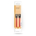 SATA Kabel | 3 Gbps | SATA 7-Pins Female | SATA 7-Pins Female | Vernikkeld | 0.50 m | Plat | PVC | Rood | Doos