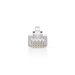 RJ45-Connector | Male | Solid STP CAT5 | Recht | Verguld | 10 Stuks | PVC | Transparant | Doos